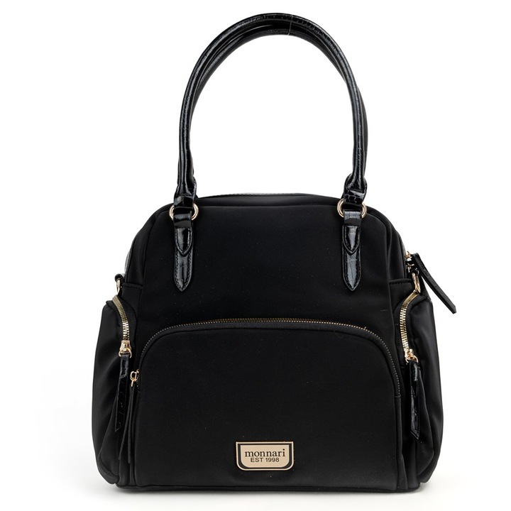 Torebka Monnari BAG5710-020 z materiału czarna