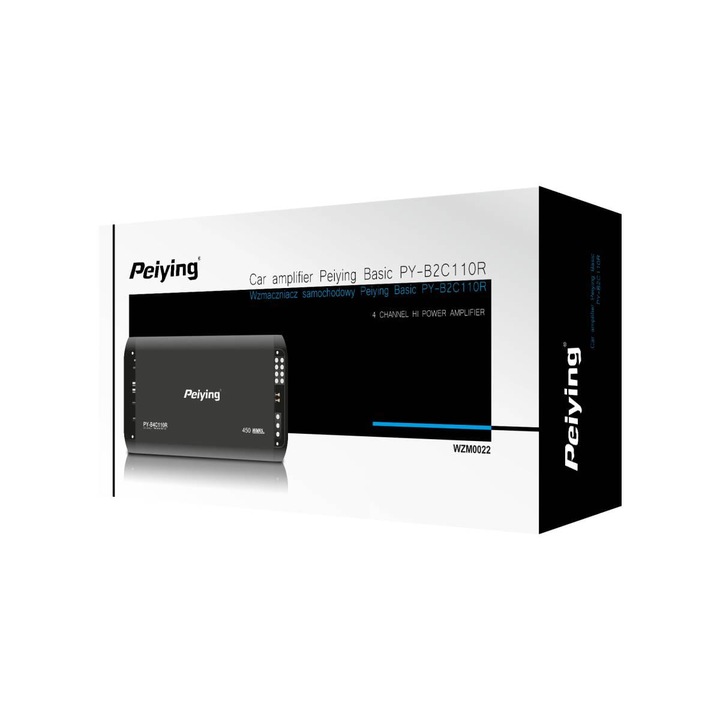 Wzmacniacz samochodowy Peiying 4 kanały 400W