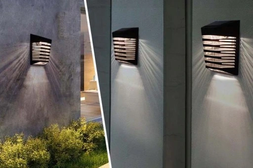 10x Lampka Solarna Elewacyjna LED z Czujnikiem