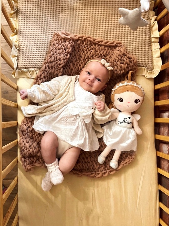 Metoo laleczka Personalizowana Biały Aniołek - imię gratis!