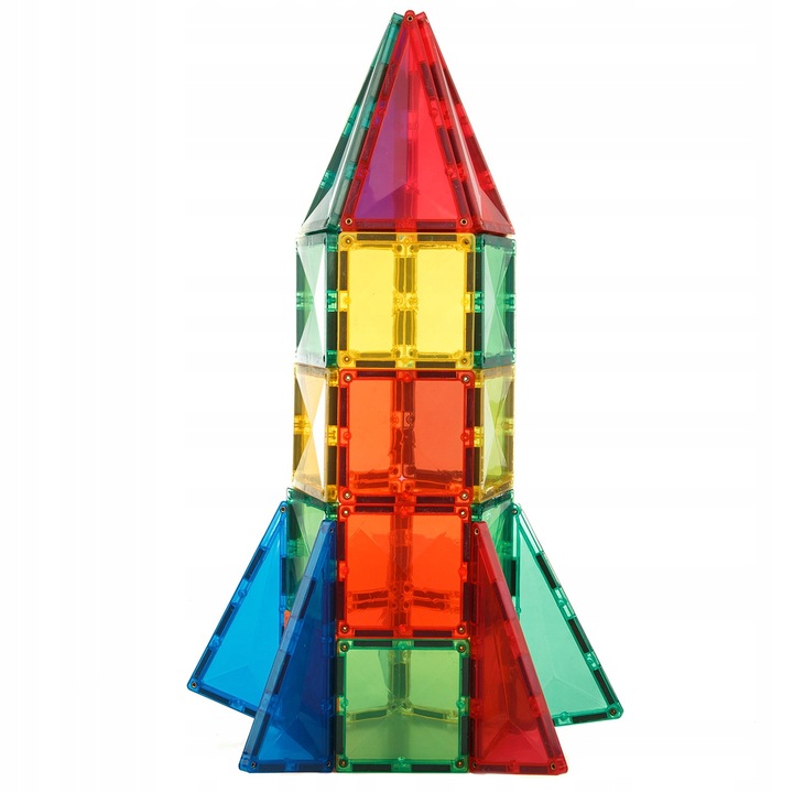 KLOCKI MAGNETYCZNE DUŻE konstrukcyjne Magtiles 32