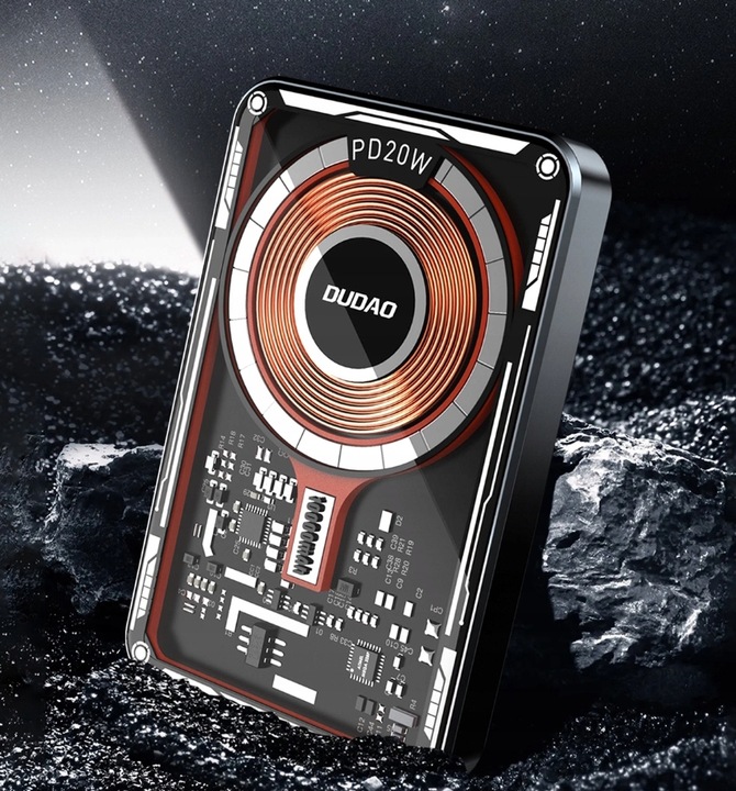 DUDAO POWERBANK BEZPRZEWODOWY 10000mAh 15W MAGSAFE DUŻY POJEMNY POWER BANK