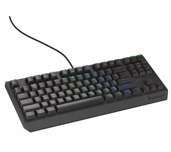 Klawiatura mechaniczna Genesis Thor 230 TKL Lite Outemu Red USB RGB