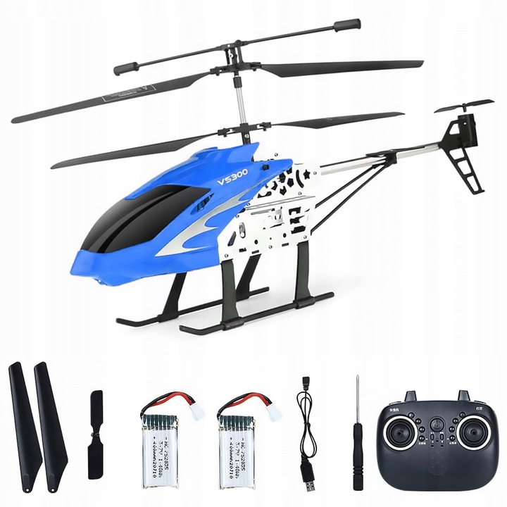 HELIKOPTER ZDALNIE STEROWANY SAMOLOT RC ŚMIGŁOWIEC PILOT Led DUŻY