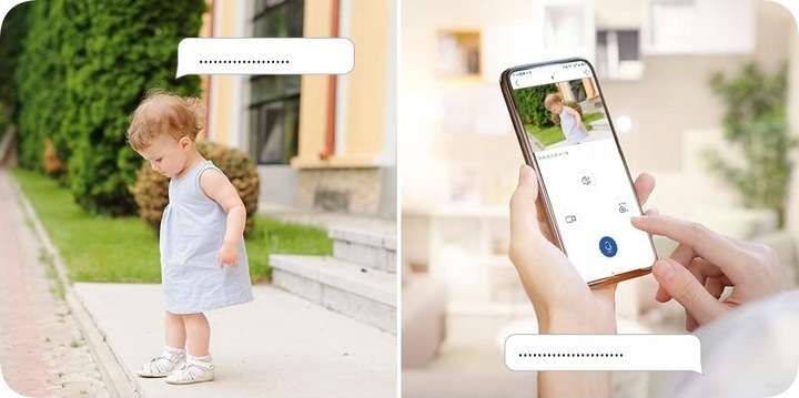 ZEWNĘTRZNA KAMERA OBROTOWA IP 4MPx 4MP WiFi ZOOM APLIKACJA SZARA