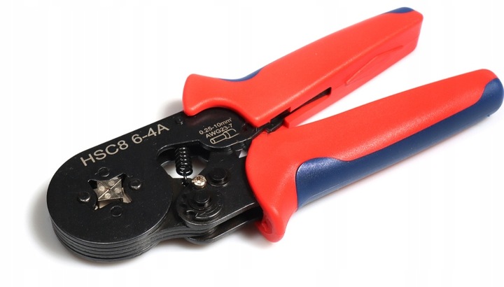 ZACISKARKA PRASKA KONEKTORÓW TULEJEK KOŃCÓWEK KABLI PRZEWODÓW ZESTAW x1200