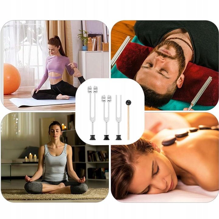 Kamerton 128/256/512 HZ aluminium do diagnostyki słuchu wibracji Stroik