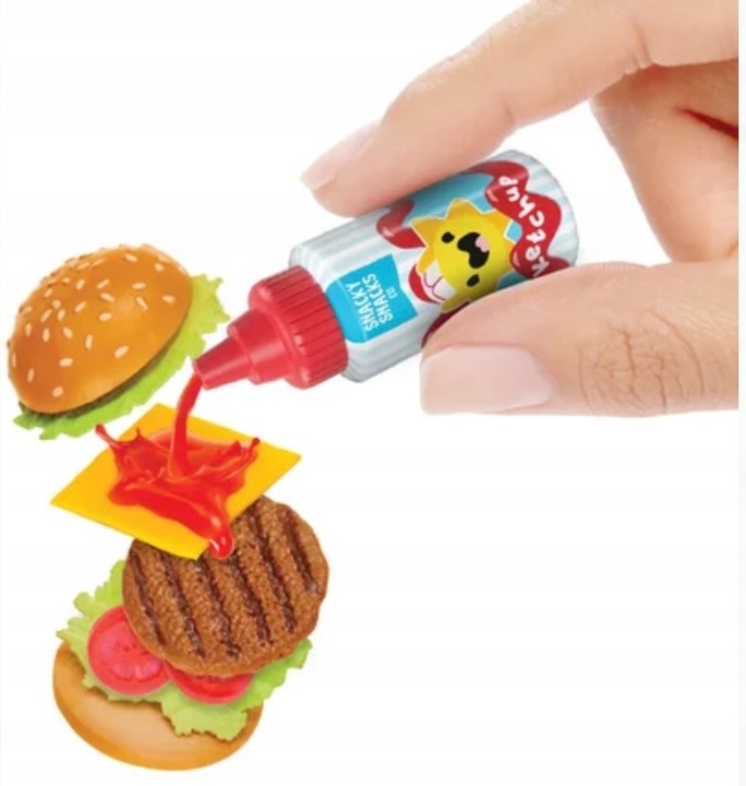MGA MINI VERSE MAKE IT MINI FOOD S3 HAMBURGER 505419 DEKORACJA RĘKODZIEŁO