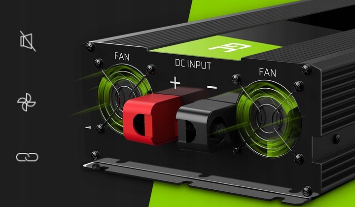 Przetwornica GREEN CELL 12V/230V 2000W/4000W