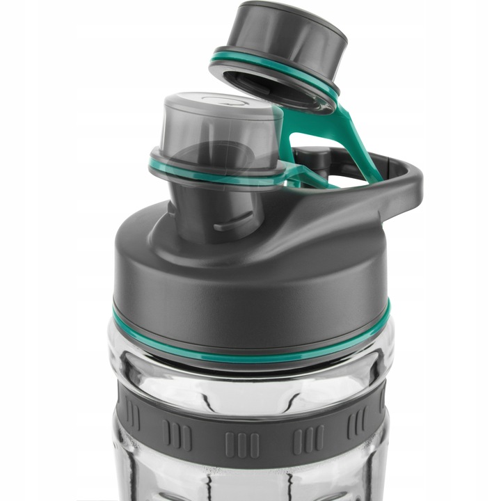 Blender kielichowy do smoothie 800W 2x0,6L turkus tritan Sencor SBL 7171GR