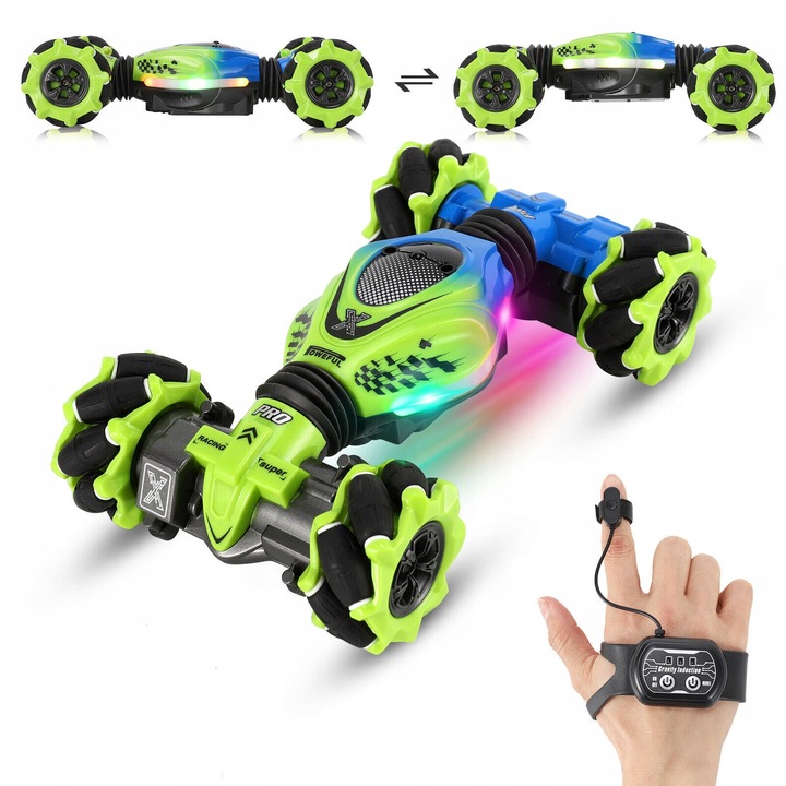 SAMOCHÓD ZDALNIE STEROWANY GESTAMI RĘKĄ AUTO TWISTER STUNT DRIFT 4X4 360°