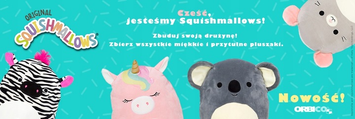 SQUISHMALLOWS Mystery Squad Tajemnicza Torba pluszak 13 cm