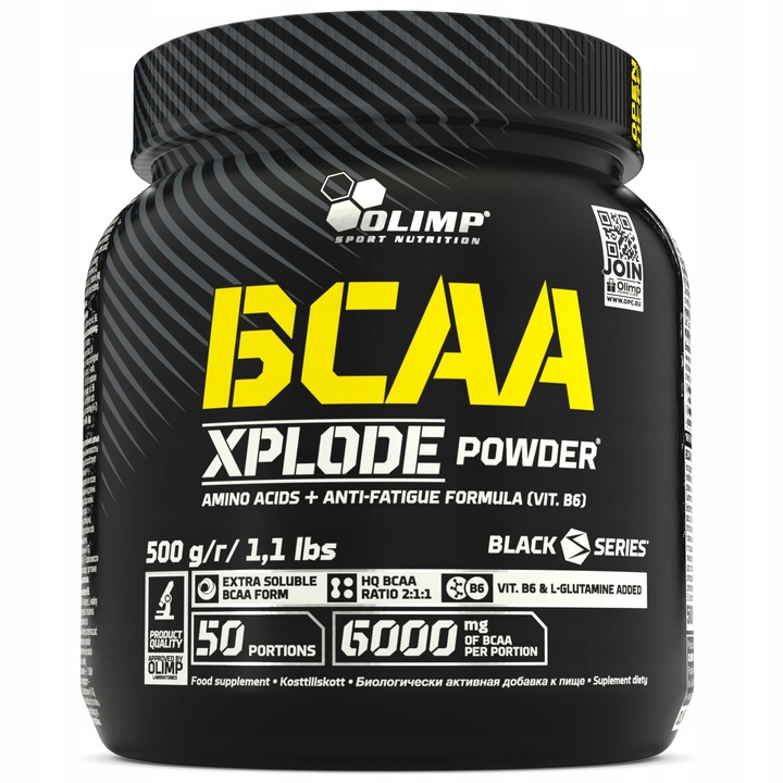 OLIMP BCAA XPLODE 500g AMINOKWASY L-GLUTAMINA ANANAS