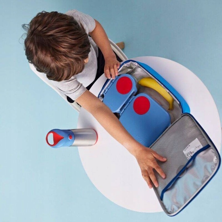 Snackbox na jedzenie Pojemnik na przekąski lunchbox Blue Blaze mini b.box