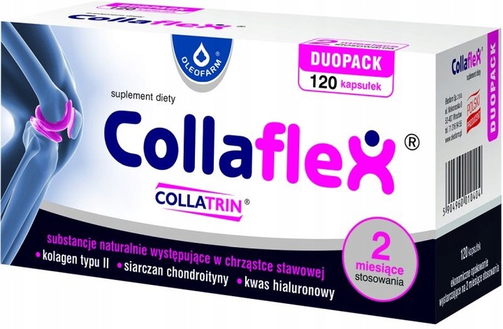 COLLAFLEX 120 kapsułek OLEOFARM STAWY KOLAGEN