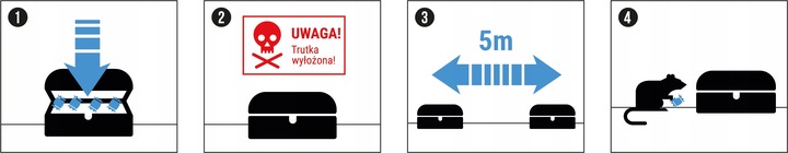 SILNA TRUTKA ŚRODEK TRUCIZNA PASTA NA SZCZURY MYSZY GRYZONIE 3KG NO PEST