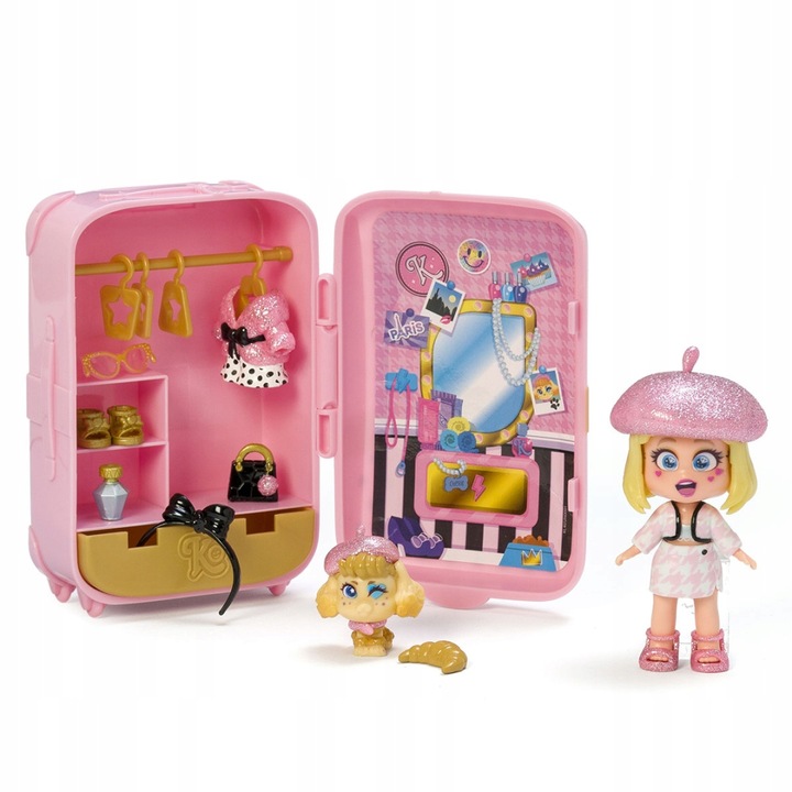 Magicbox KOOKYLOOS S Elle's Suitcase Walizka ELLE Figurka + Zwierzak