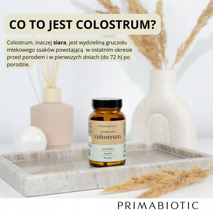 Primabiotic Colostrum 60 kapsułek