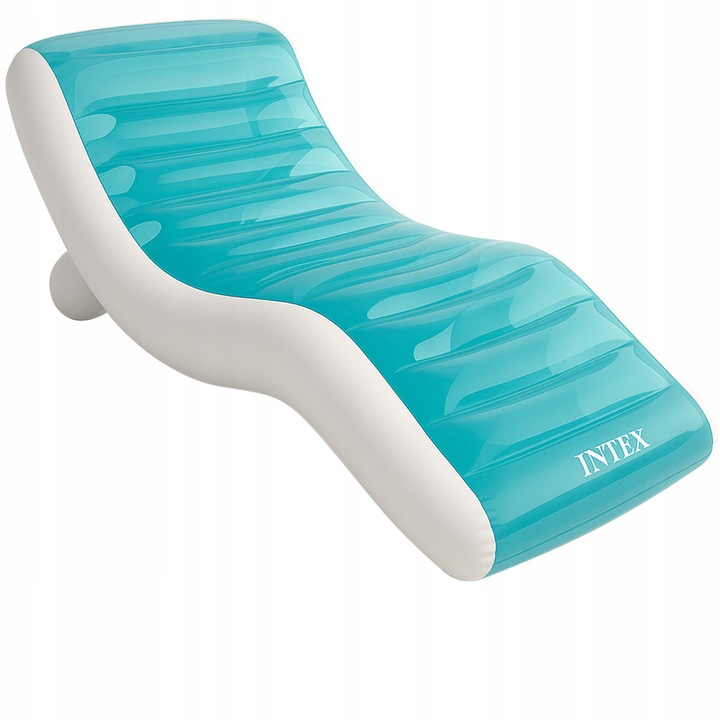 Leżak Dmuchany Materac do Pływania Pompowany Fotel Plażowy XXL Intex 56874