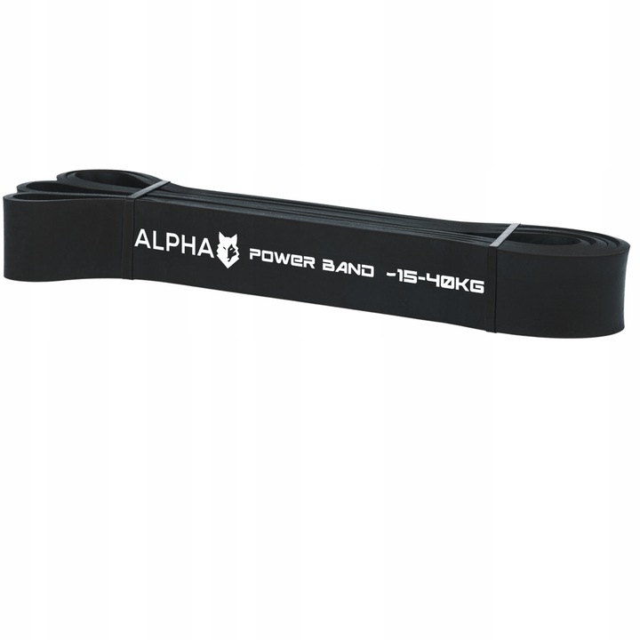 Zestaw 4 Gum Oporowych do Ćwiczeń z Uchwytem Gratis - Power Band ALPHA