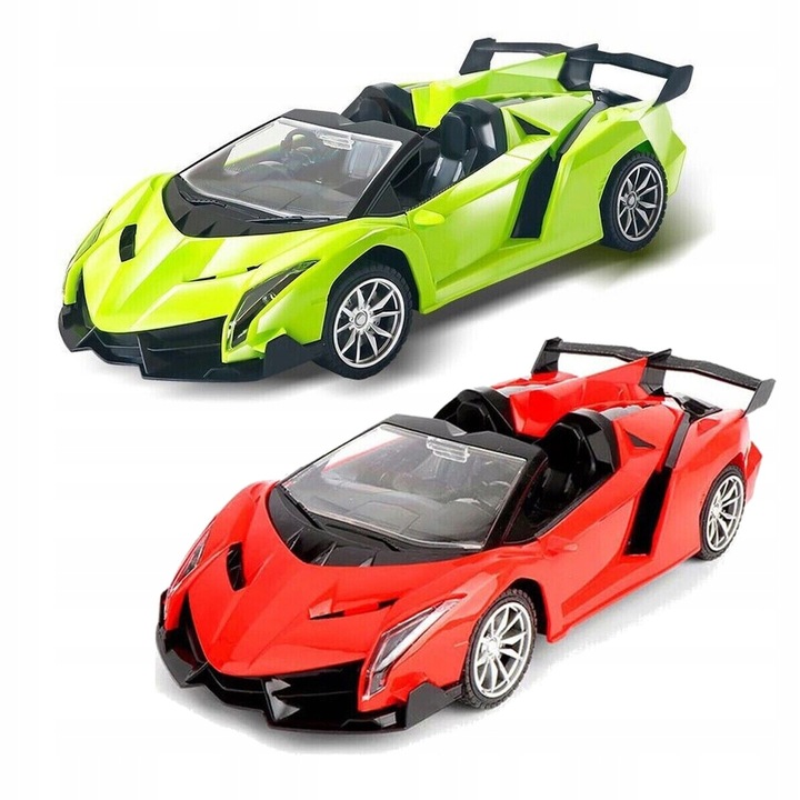 SAMOCHÓD ZDALNIE STEROWANY AUTO NA PILOTA RC POJAZD DLA DZIECKA LED PREZENT