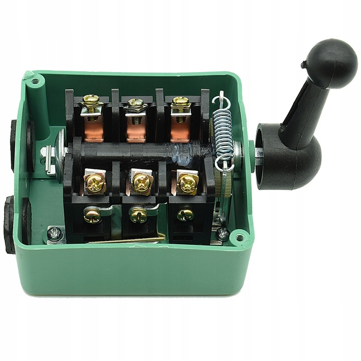 WŁĄCZNIK WYŁĄCZNIK ŁĄCZNIK KRZYWKOWY W OBUDOWIE LEWO PRAWO 3 FAZY 15A 380V