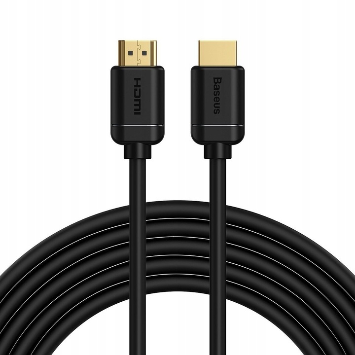 BASEUS KABEL PRZEWÓD HDMI 2.0 4K 60HZ 120HZ UHD 3D HDR HIGH SPEED 18GBPS 5M