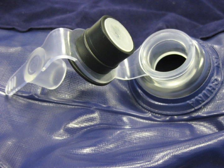 MATERAC JEDNOOSOBOWY DMUCHANY DO SPANIA WELUROWY ŁÓŻKO Z POMPKA 1