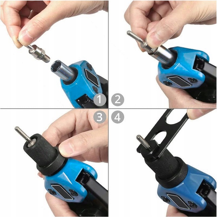 NITOWNICA DO NITONAKRĘTEK RĘCZNA M3 M4 M5 M6 M8 M10 M12 126 el. + WALIZKA