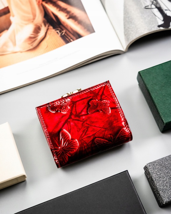 PETERSON duży portfel damski pojemny poziomy portmonetka skóra eko