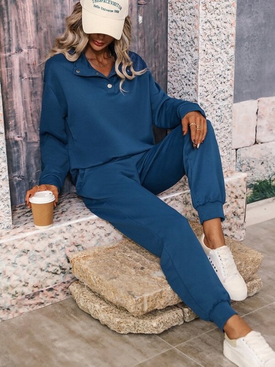 SHEIN KOMPLET GRANATOWYCH DRESÓW R.M X334013