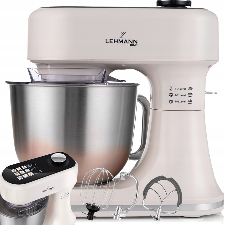 ROBOT PLANETARNY KUCHENNY MIKSER GRZANA MISA WAGA WYŚWIETLACZ FERMENTACJA