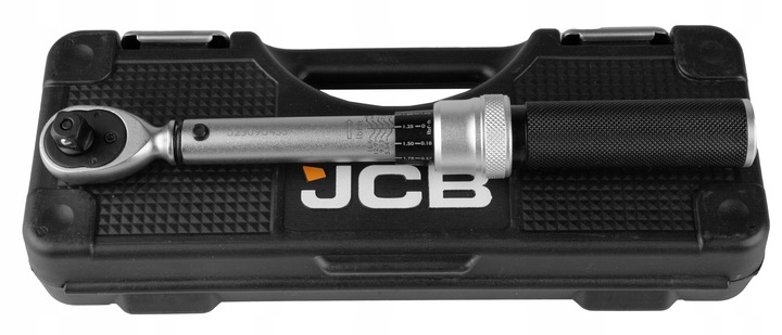 KLUCZ DYNAMOMETRYCZNY Z BLOKADĄ ETUI CERTYFIKAT KALIBRACJI 5-25NM 3/8'' JCB