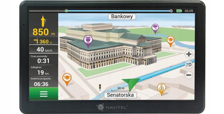 Nawigacja GPS samochodowa Navitel E700 7" Europa
