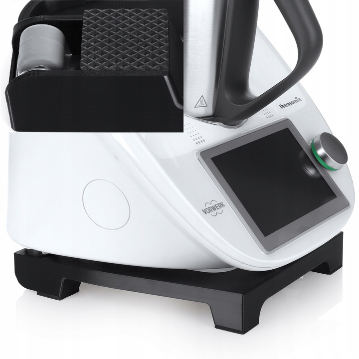 Podstawka deska tacka z kółkami pod Thermomix Termomiks TM5 TM6 CZARNA TSv3