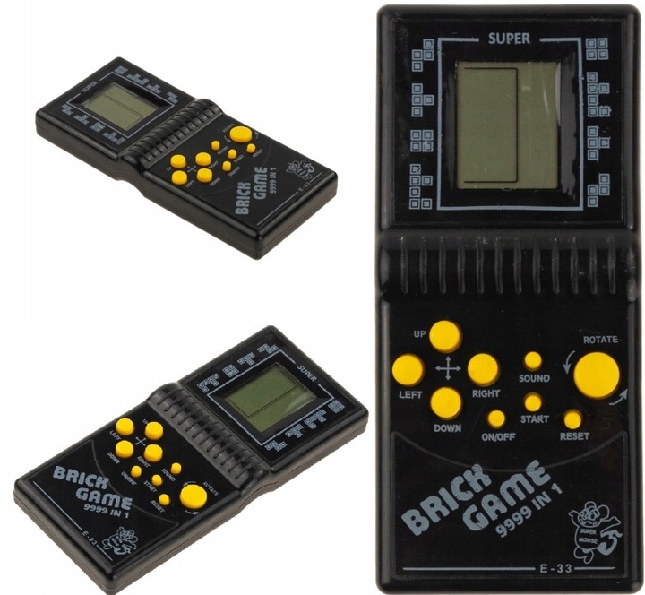 KONSOLA GRA ELEKTRONICZNA RETRO KIESZONKOWA TETRIS SNAKE WĘŻYK ZRĘCZNOŚCIOW