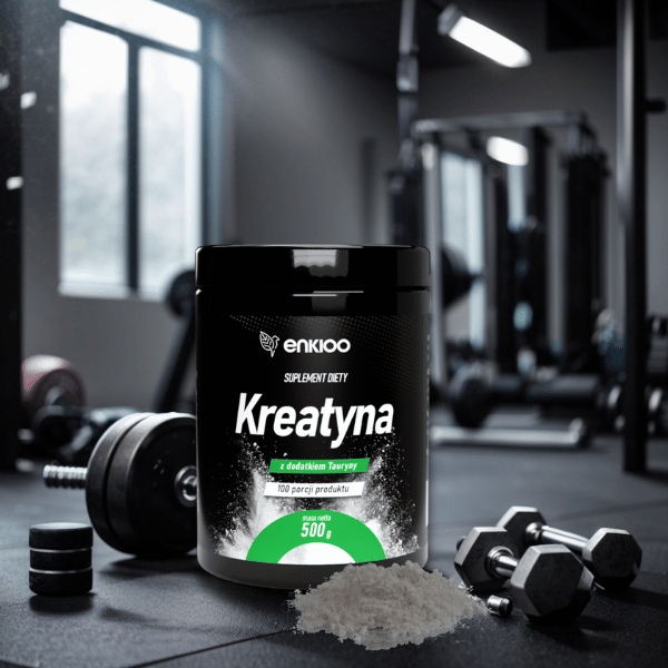 KREATYNA Monohydrat z dodatkiem TAURYNY 500g + Shaker