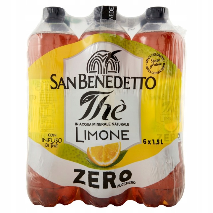 San Benedetto Limone Zero Ice Tea bez cukru 6x1,5l