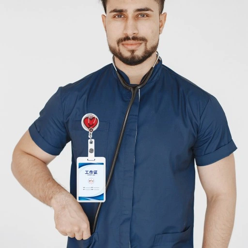 PIELĘGNIARKI ODZNAKA IDENTYFIKATOR KLIP UCHWYT NA NAZWISKO ROLKA 4 SZT