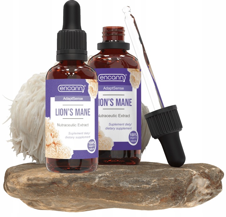 Encann Lion's Mane (Soplówka Jeżowata) - silny ekstrakt w kroplach 50 ml