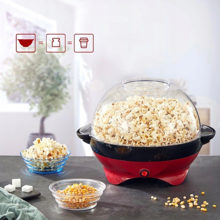 MASZYNA DO ROBIENIA POPCORNU DOMOWA AUTOMATYCZNA URZĄDZENIE MASZYNKA SZYBKA