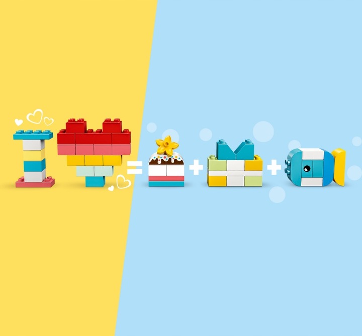 LEGO DUPLO Classic. Pudełko z serduszkiem. 10909.