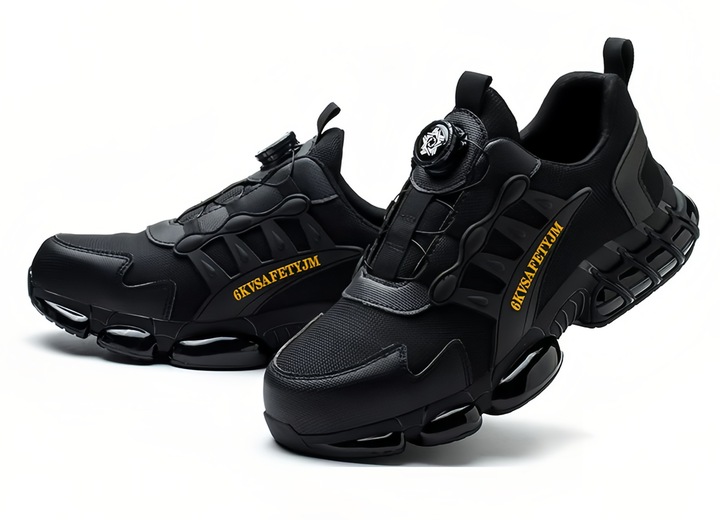 buty robocze ochronne bhp sportowe półbuty lekkie czarny r. 43