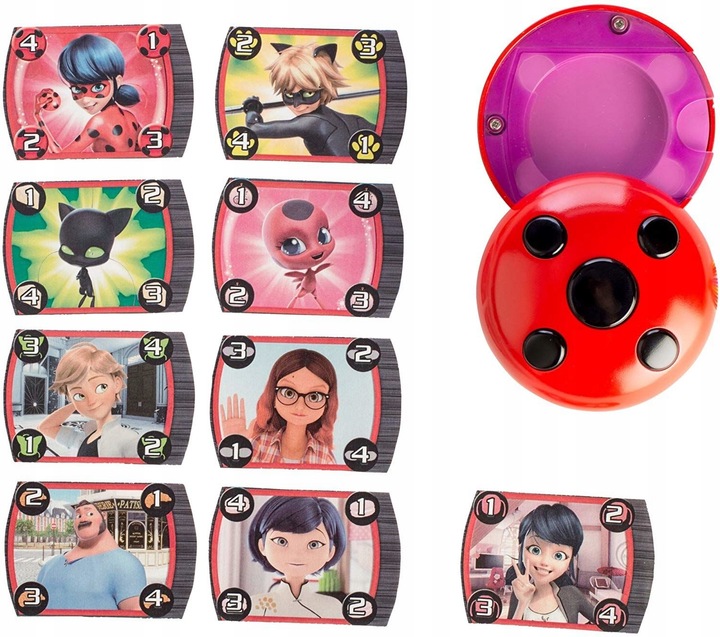 MIRACULUS MINI TELEFON Mini Model dla Dzieci Biedronka i Czarny Kot