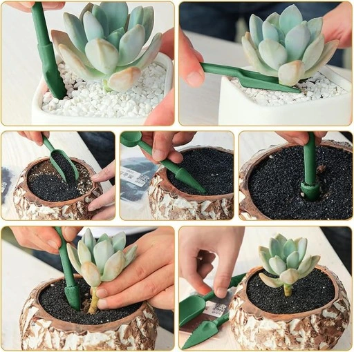 3-CZĘŚCIOWY MINI ZESTAW NARZĘDZI OGRODOWYCH NARZĘDZIA AKCESORIA DO OGRODU