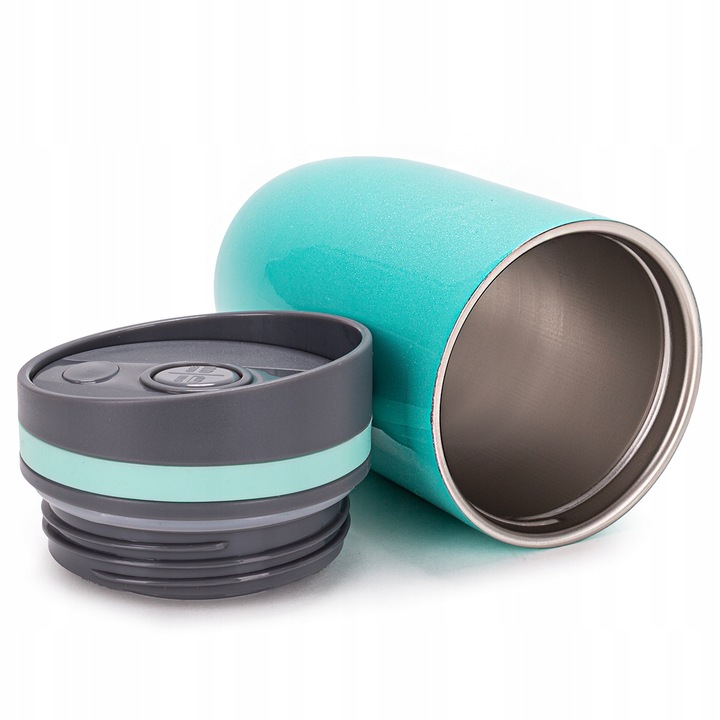 KUBEK TERMICZNY stalowy TERMOS do kawy herbaty szkoły pracy 300 ml KAMILLE