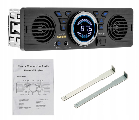 RADIO SAMOCHODOWE USB BT ŁÓDŹ KAMPER GŁOŚNIKI