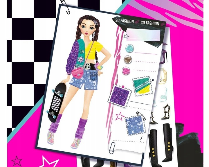 EPEE PROJEKT MODA zestaw kreatywny SZKICOWNIK dla dziewczynki +6 lat