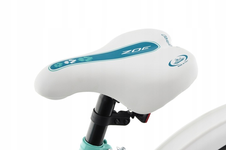 Rower Dziecięcy MTB 20'' LAZARO ZOE 6 BIEGÓW SHIMANO MIĘTA KOSZYK