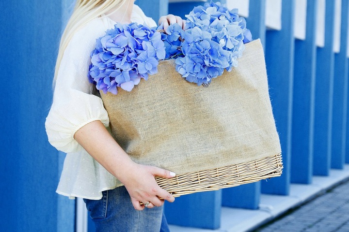 EKOLOGICZNA TORBA, KOSZYK NA ZAKUPY PIKNIK POJEMNA